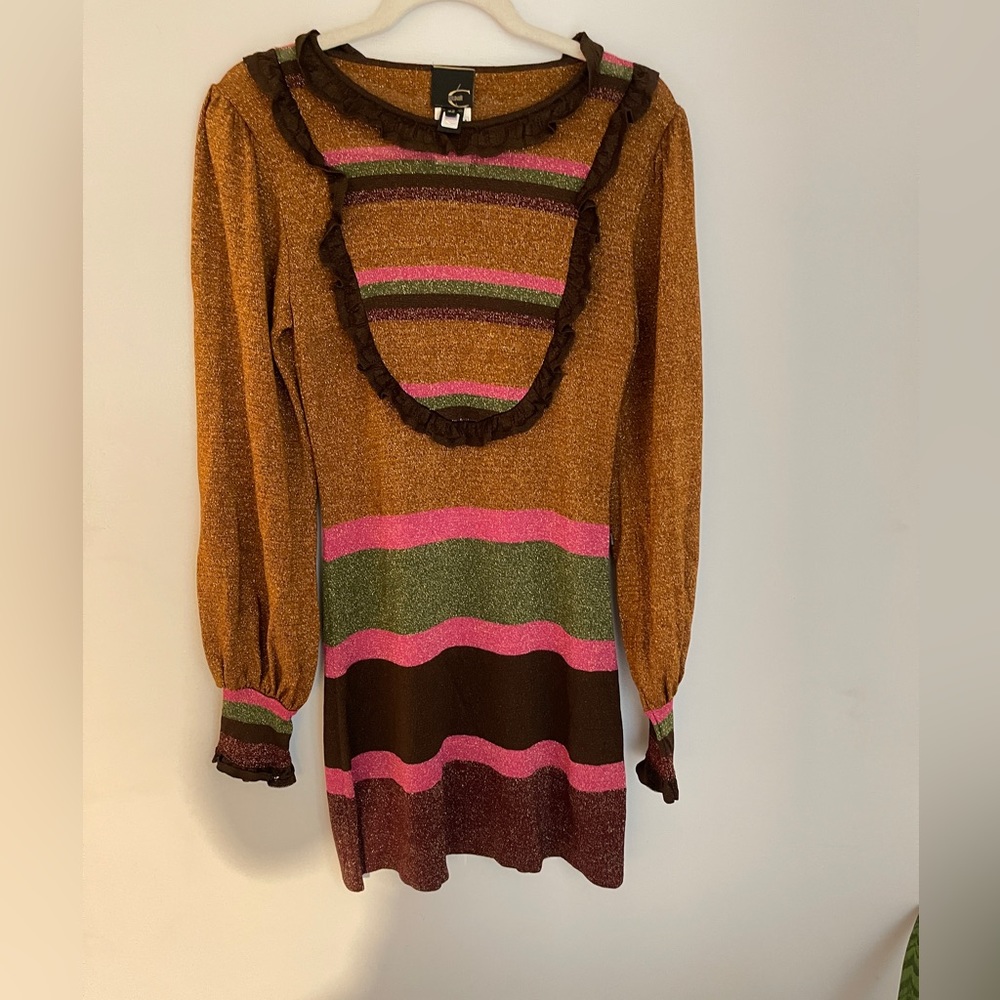 JustCavalli Long Sleeves Sweater Dress